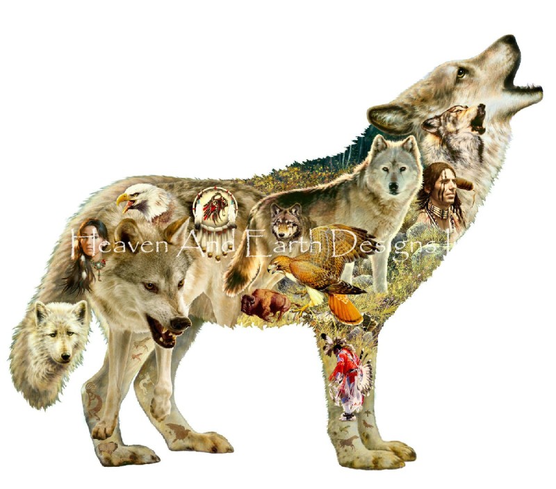 Shaped Wolf Material Pack - Click Image to Close